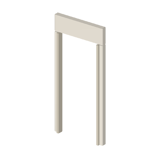 Low-poly Interiors 3D model: Doorway