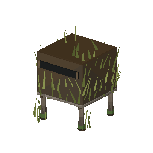 Low-poly Dwellings 3D model: Duck Blind