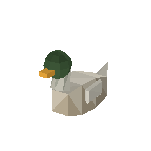 Low-poly Props & Livestock 3D model: Duck