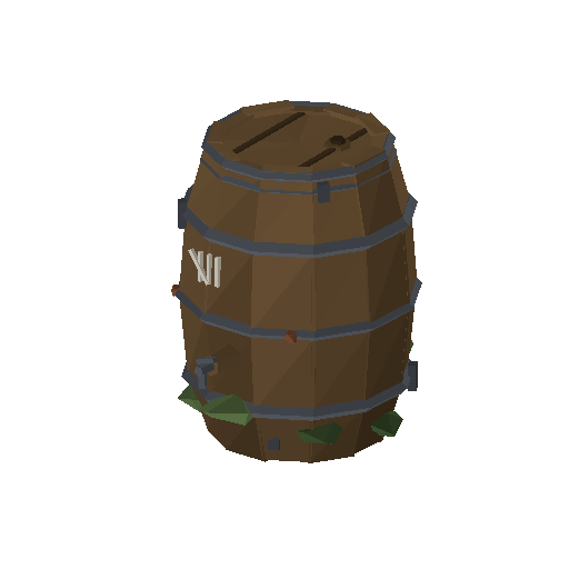 Low-poly Interiors 3D model: Dun Ale Barrel
