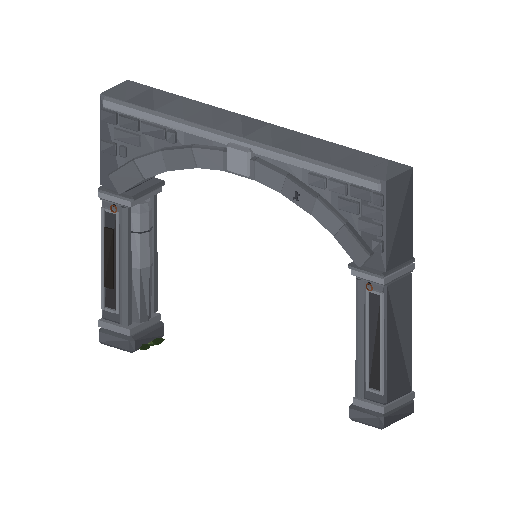 Low-poly Interiors 3D model: Dun Arcade Bay