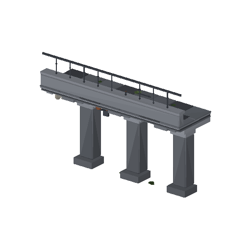 Low-poly Interiors 3D model: Dun Balcony Ledge