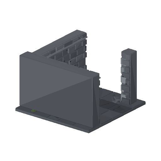 Low-poly Interiors 3D model: Dun Corridor Corner