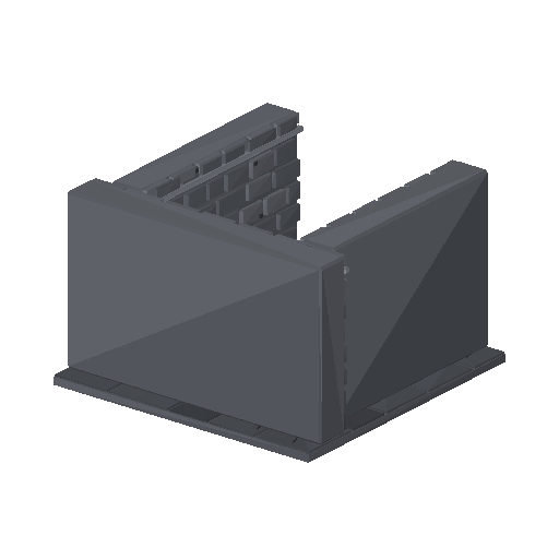 Low-poly Interiors 3D model: Dun Corridor Deadend