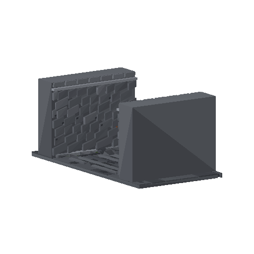 Low-poly Interiors 3D model: Dun Corridor Ramp