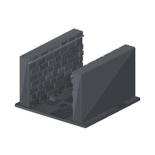 Low-poly Interiors 3D model: Dun Corridor Straight