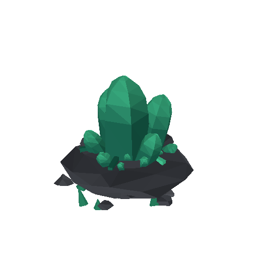 Low-poly Interiors 3D model: Dun Cursed Crystal