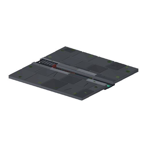 Low-poly Interiors 3D model: Dun Floor Channel
