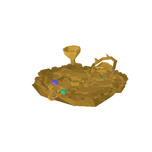 Low-poly Interiors 3D model: Dun Gold Hoard