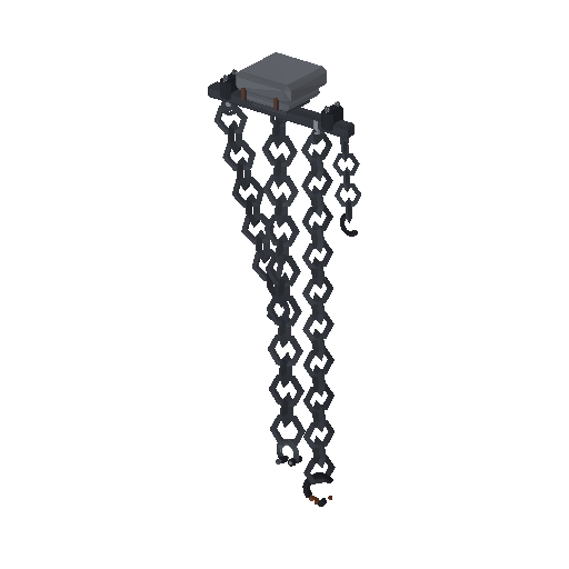 Low-poly Interiors 3D model: Dun Hanging Chains