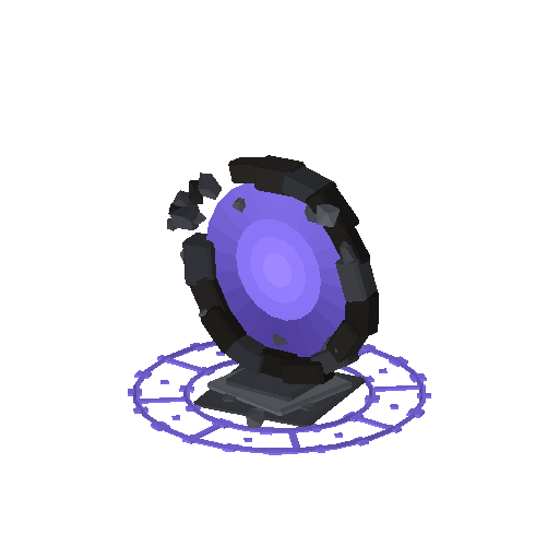 Low-poly Interiors 3D model: Dun Magic Portal