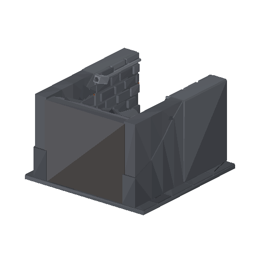 Low-poly Interiors 3D model: Dun Passage Collapsed