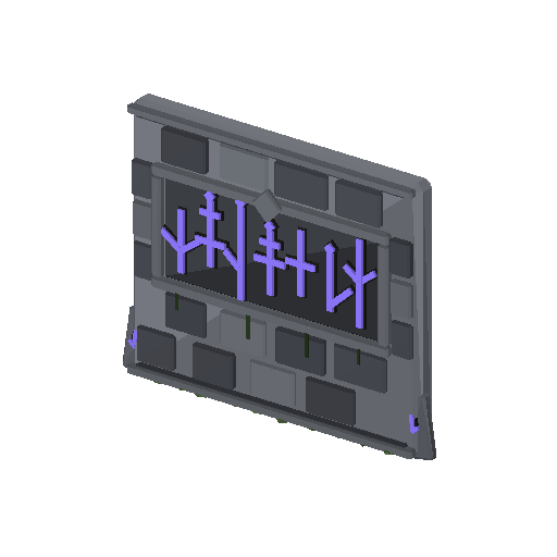 Low-poly Interiors 3D model: Dun Rune Wall