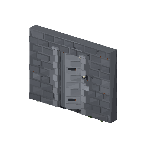 Low-poly Interiors 3D model: Dun Secret Door