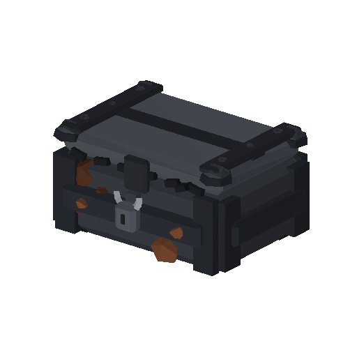 Low-poly Interiors 3D model: Dun Strongbox