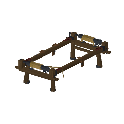 Low-poly Interiors 3D model: Dun Torture Rack