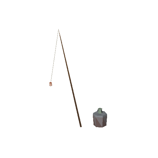 Low-poly Props 3D model: Fishing Pole