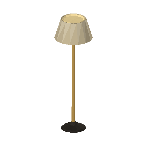 Low-poly Interiors 3D model: Floor Lamp