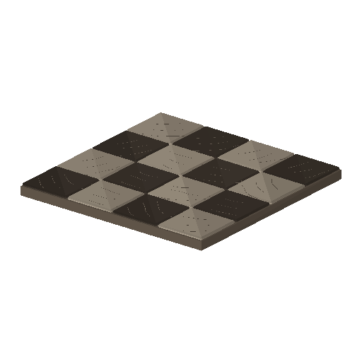 Low-poly Interiors 3D model: Floor Marble Checker