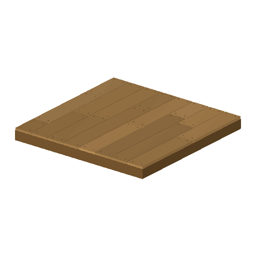 Low-poly Interiors 3D model: Floor Wood Tile