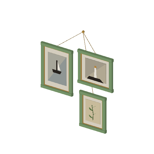 Low-poly Props 3D model: Framed Prints