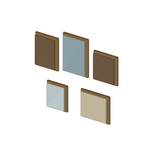 Low-poly Interiors 3D model: Gallery Set