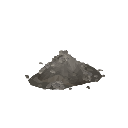 Low-poly Rocks 3D model: Gravel Heap