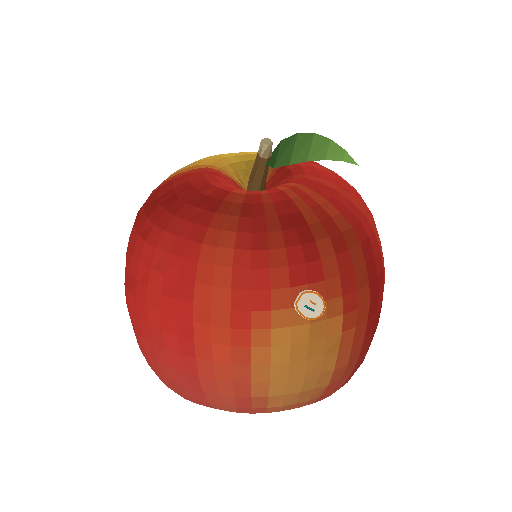 Low-poly Interiors 3D model: Apples