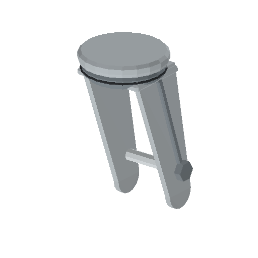 Low-poly Interiors 3D model: Cart Caster Fork