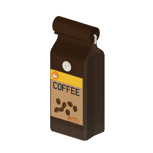 Low-poly Interiors 3D model: Coffee
