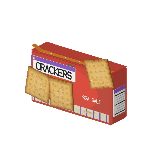 Low-poly Interiors 3D model: Crackers