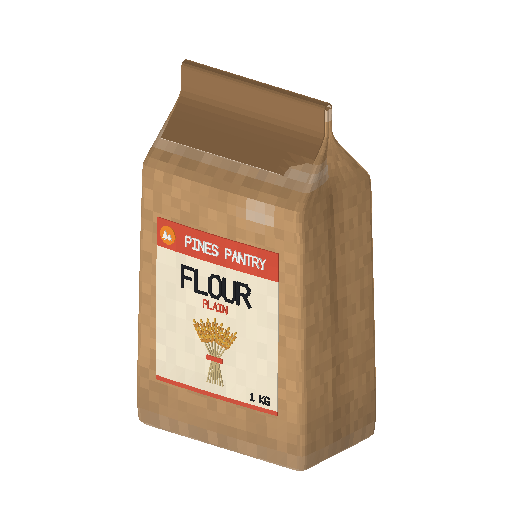 Low-poly Interiors 3D model: Flour