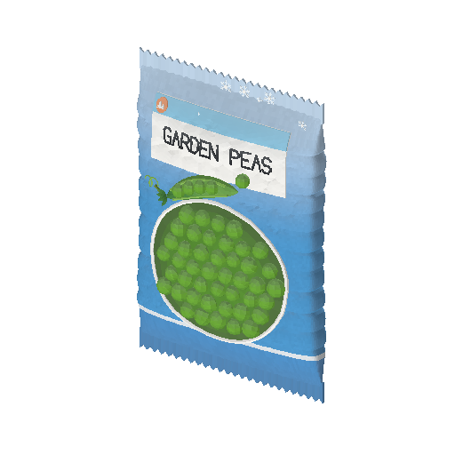 Low-poly Interiors 3D model: Frozen Peas