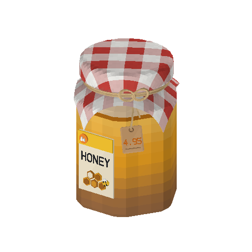 Low-poly Interiors 3D model: Honey