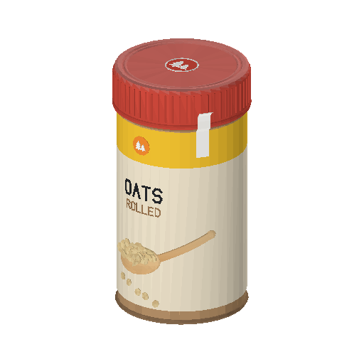 Low-poly Interiors 3D model: Oats