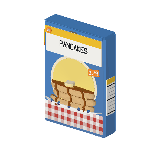 Low-poly Interiors 3D model: Pancake Mix