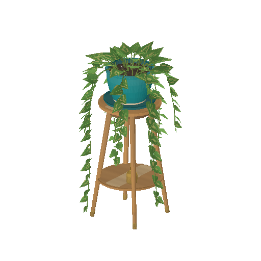 Low-poly Interiors 3D model: Plant Pothos Stand