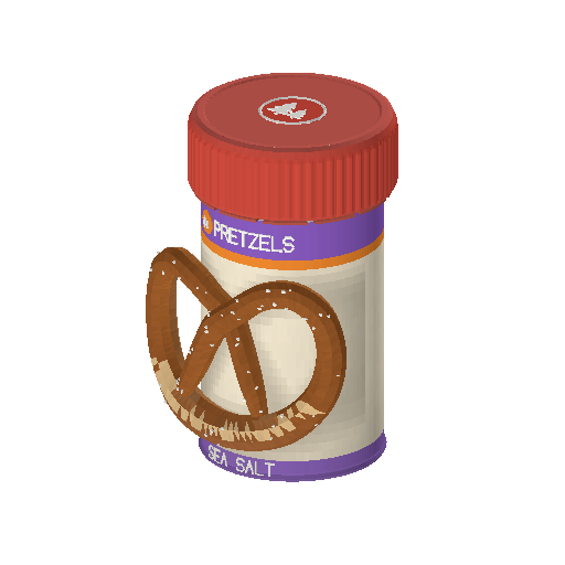 Low-poly Interiors 3D model: Pretzels