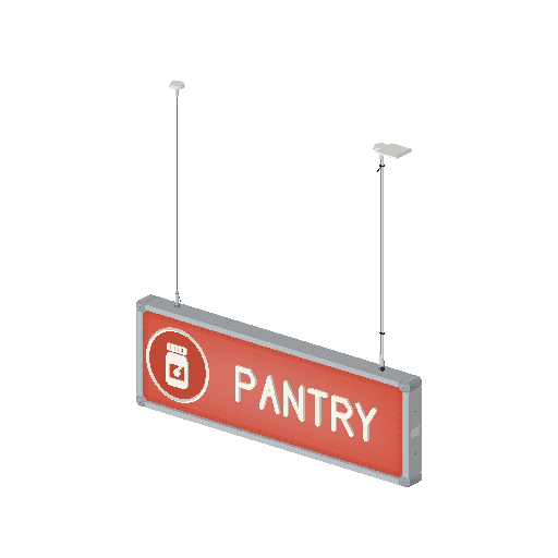 Low-poly Interiors 3D model: Sign Dept Pantry