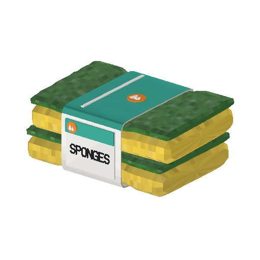 Low-poly Interiors 3D model: Sponge