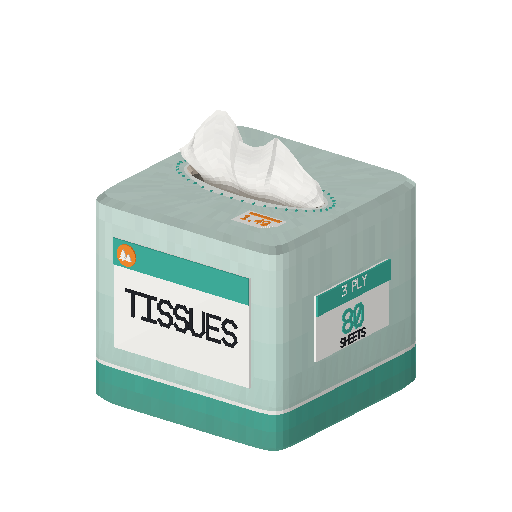 Low-poly Interiors 3D model: Tissues