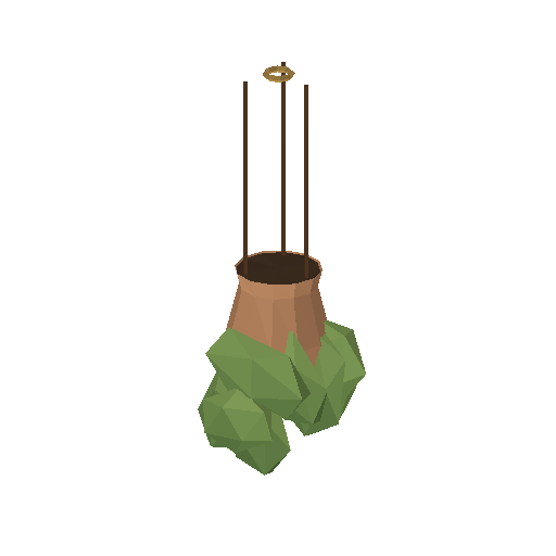 Low-poly Interiors 3D model: Hanging Plant