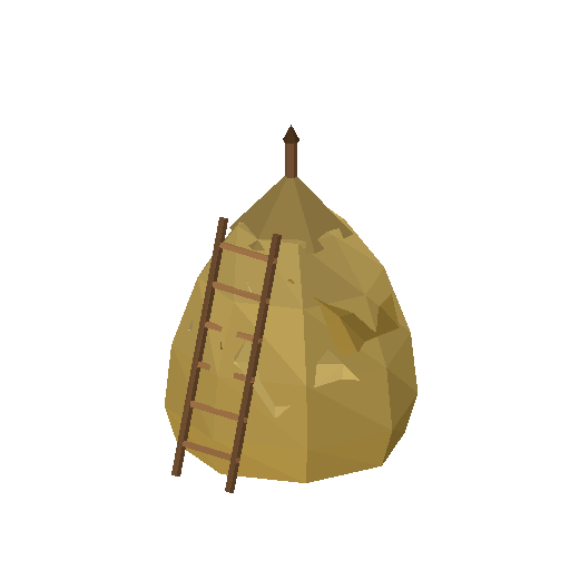 Low-poly Theme-Special 3D model: Haystack