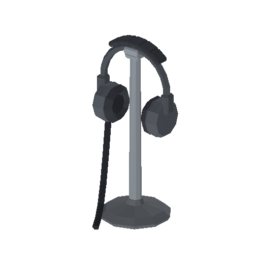 Low-poly Interiors 3D model: Headphones