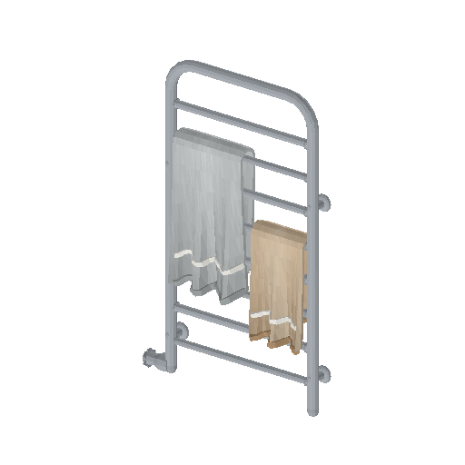 Low-poly Interiors 3D model: Heated Towel Rail