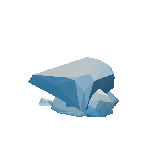 Low-poly Rocks 3D model: Ice Growler