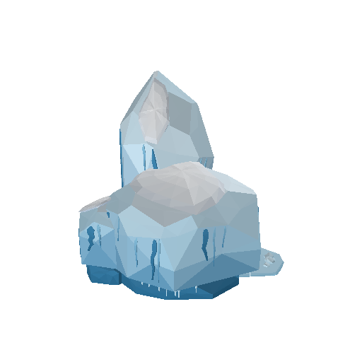 Low-poly Nature 3D model: Iceberg
