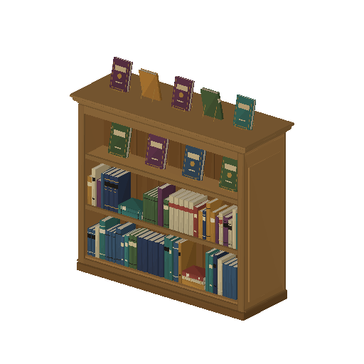 Low-poly Interiors 3D model: Island Shelf