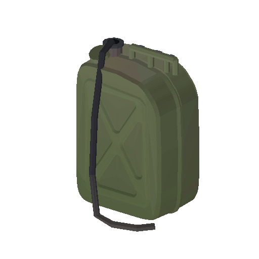 Low-poly Props 3D model: Jerrycan