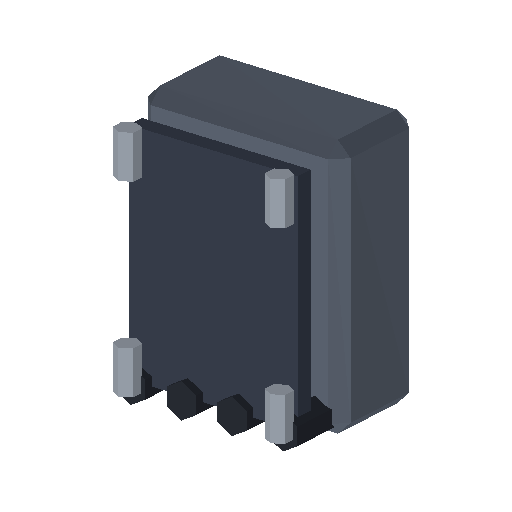 Low-poly Props 3D model: Junction Box